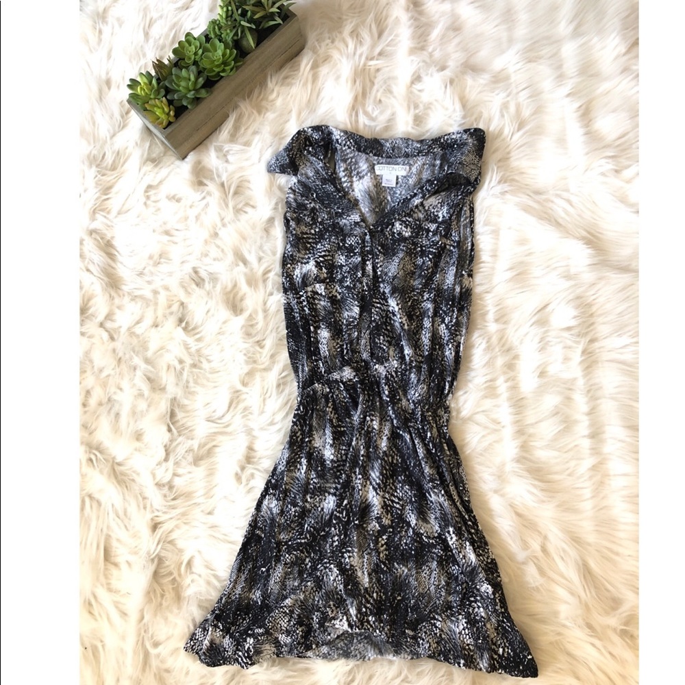 Cotton On Black & White Dress